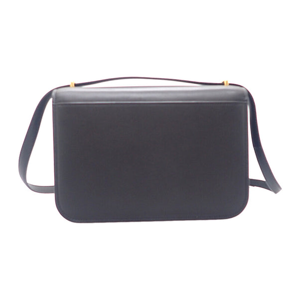 ロエベ LOEWE ゴヤ バッグ ミディアム A896N01X03 ショルダーバッグ カーフ ブラック ゴールド金具 レディース【中古】【ABランク】