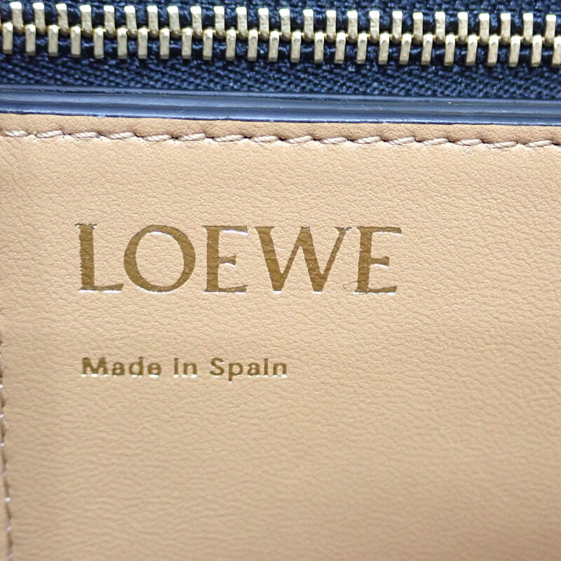 ロエベ LOEWE ゴヤ バッグ ミディアム A896N01X03 ショルダーバッグ カーフ ブラック ゴールド金具 レディース【中古】【ABランク】
