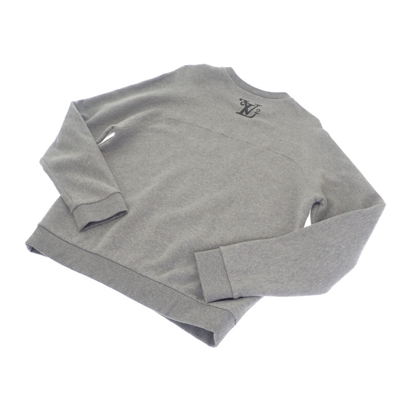 ルイヴィトン LOUIS VUITTON スクエアード LVスウェットシャツ L HJY13WUYR 1A7X6Z スウェット コットン グレー メンズ【中古】【ABランク】