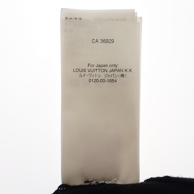 ルイヴィトン LOUIS VUITTON エンベリッシュド イブニングクルーネック L 1AIHO9 ニット ウール ブラック メンズ【中古】【Aランク】
