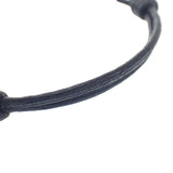 ミュウミュウ MIUMIU ロゴ レザー 5IB4012F33 ブレスレット メタル レザー ナッパレザー ゴールド ブラック レディース【中古】【Aランク】