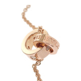 ブルガリ BVLGARI ローマンソルベ 5Pダイヤ 354028 ネックレス K18ピンクゴールド ダイヤモンド レディース【中古】【Aランク】