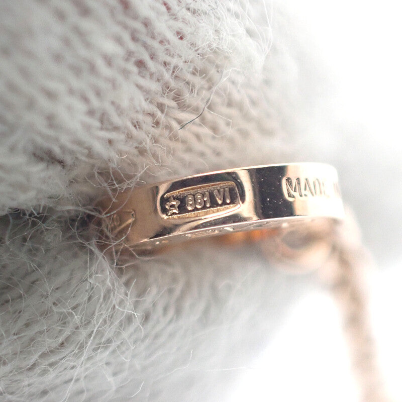 ブルガリ BVLGARI ローマンソルベ 5Pダイヤ 354028 ネックレス K18ピンクゴールド ダイヤモンド レディース【中古】【Aランク】