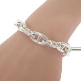 エルメス HERMES シェーヌダンクルGM 12コマ H101672B 00012 ブレスレット シルバー925 レディース メンズ【中古】【Aランク】