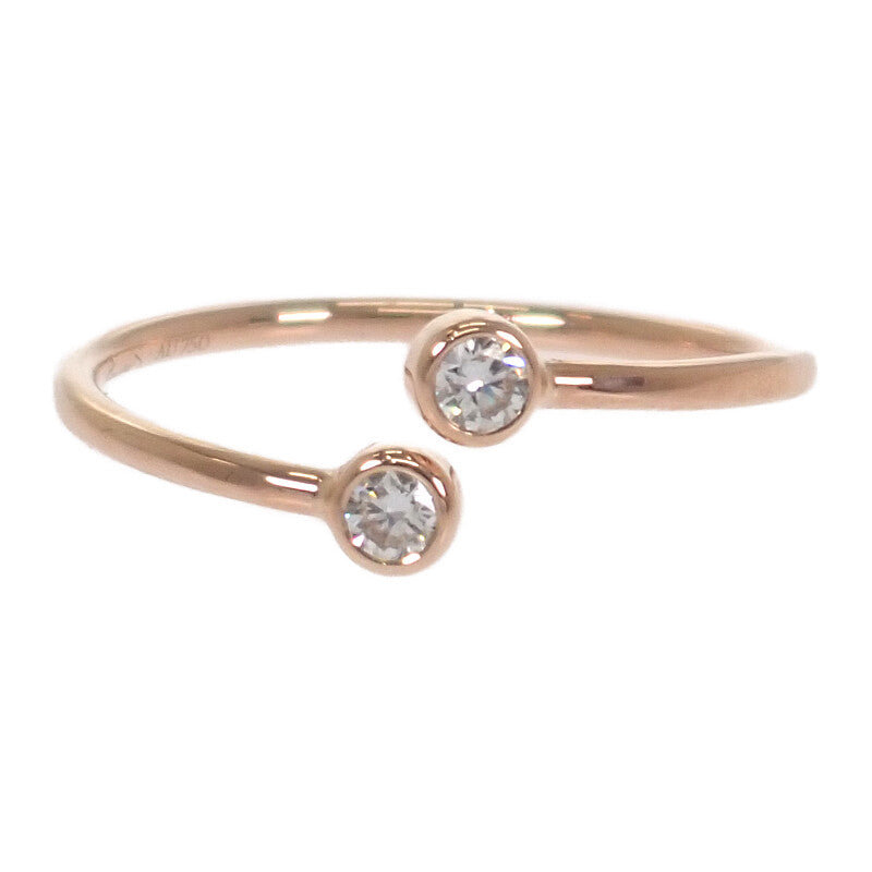 ティファニー TIFFANY&Co. フープダイヤ 11号 リング K18ピンク 