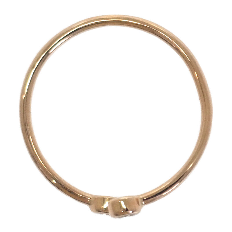 ティファニー TIFFANY&Co. フープダイヤ 11号 リング K18ピンクゴールド ダイヤモンド レディース【中古】【Aランク】