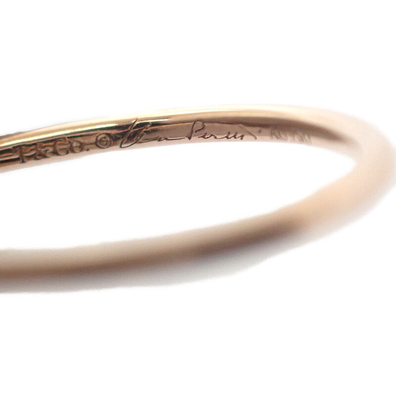 ティファニー TIFFANY&Co. フープダイヤ 11号 リング K18ピンクゴールド ダイヤモンド レディース【中古】【Aランク】