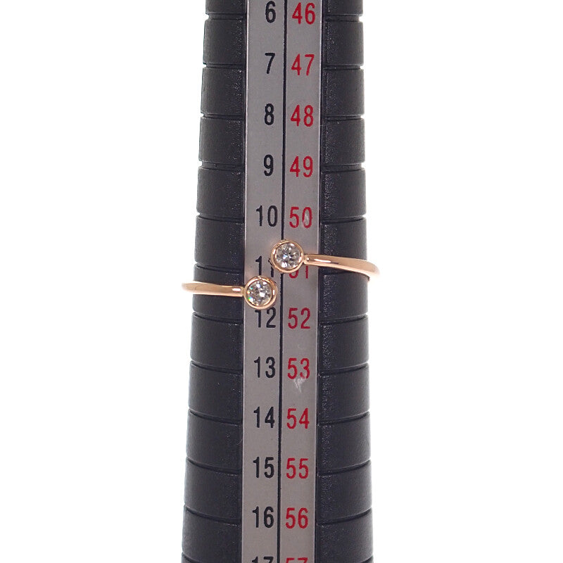 ティファニー TIFFANY&Co. フープダイヤ 11号 リング K18ピンクゴールド ダイヤモンド レディース【中古】【Aランク】