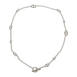 エルメス HERMES シェーヌダンクル ファランドール 80 ロング ネックレス シルバー925 レディース メンズ【中古】【Aランク】