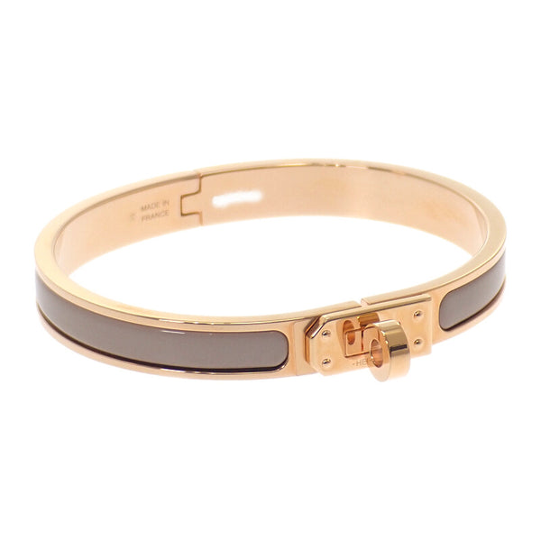 エルメス HERMES ミニ・クリック・ケリー H200004F バングル メタル ベージュ マロングラッセ ゴールド金具 レディース【中古】【SAランク】