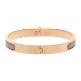 エルメス HERMES ミニ・クリック・ケリー H200004F バングル メタル ベージュ マロングラッセ ゴールド金具 レディース【中古】【SAランク】
