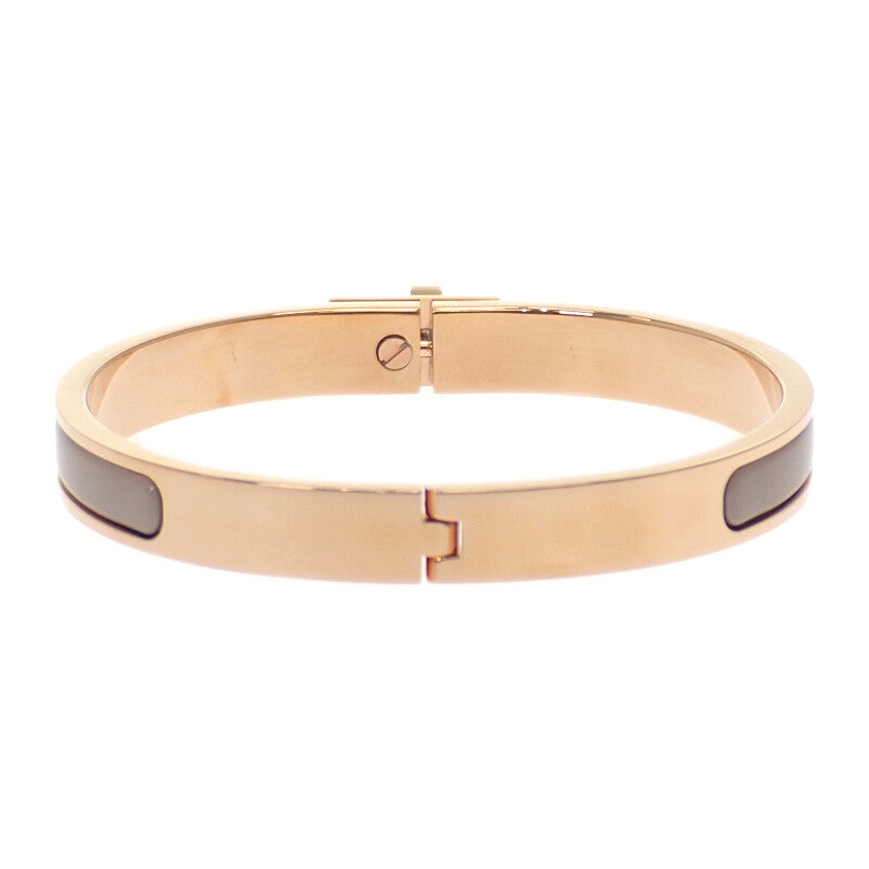 エルメス HERMES ミニ・クリック・ケリー H200004F バングル メタル ベージュ マロングラッセ ゴールド金具 レディース【中古】【SAランク】