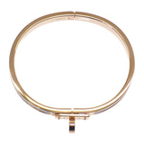 エルメス HERMES ミニ・クリック・ケリー H200004F バングル メタル ベージュ マロングラッセ ゴールド金具 レディース【中古】【SAランク】