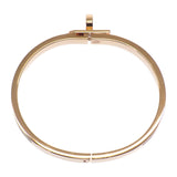 エルメス HERMES ミニ・クリック・ケリー H200004F バングル メタル ベージュ マロングラッセ ゴールド金具 レディース【中古】【SAランク】