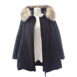 モンクレール MONCLER BLAVET ブラべ 0 E20934987125 C0071 ダウンジャケット ポリエステル コットン ダウン90%/フェザー10％ ブラック レディース【中古】【Aランク】