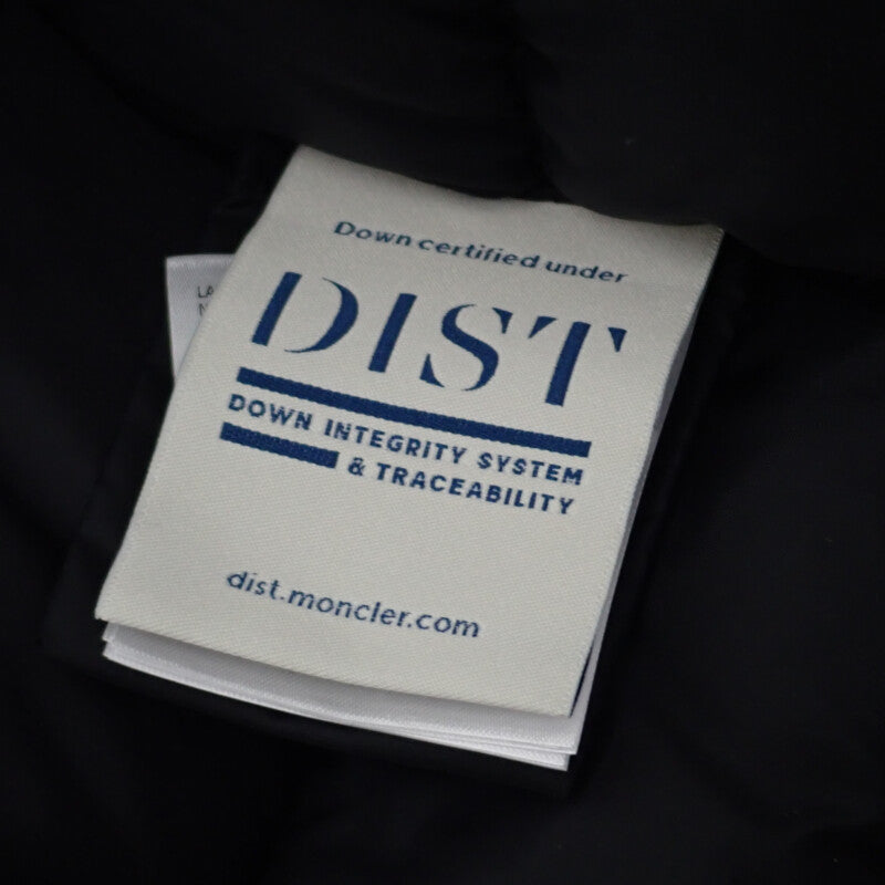 モンクレール MONCLER BLAVET ブラべ 0 E20934987125 C0071 ダウンジャケット ポリエステル コットン ダウン90%/フェザー10％ ブラック レディース【中古】【Aランク】