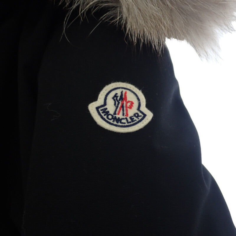 モンクレール MONCLER BLAVET ブラべ 0 E20934987125 C0071 ダウンジャケット ポリエステル コットン ダウン90%/フェザー10％ ブラック レディース【中古】【Aランク】