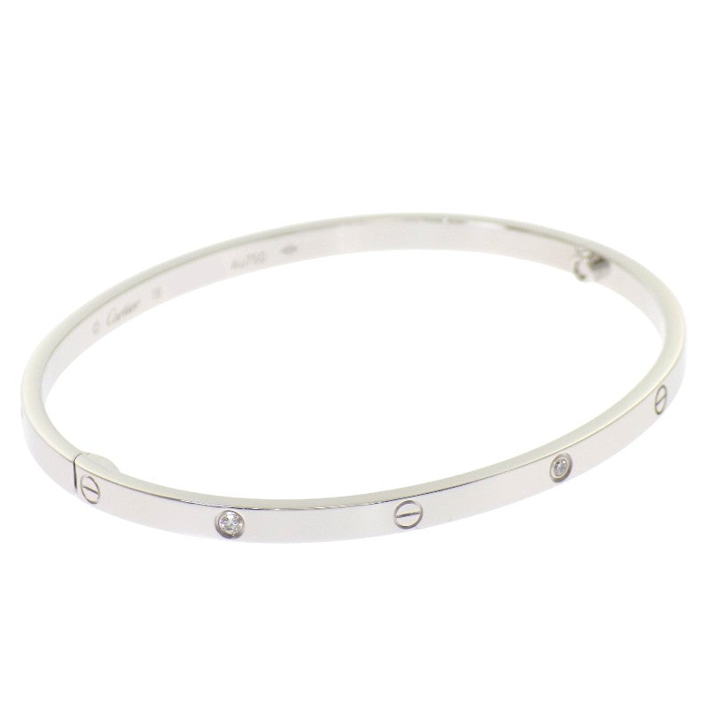 カルティエ CARTIER ラブブレス スモール B6079519 ブレスレット K18ホワイトゴールド ダイヤモンド レディース【中古】【SAランク】