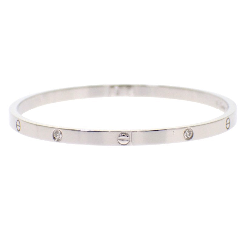 カルティエ CARTIER ラブブレス スモール B6079519 ブレスレット K18ホワイトゴールド ダイヤモンド レディース【中古】【SAランク】