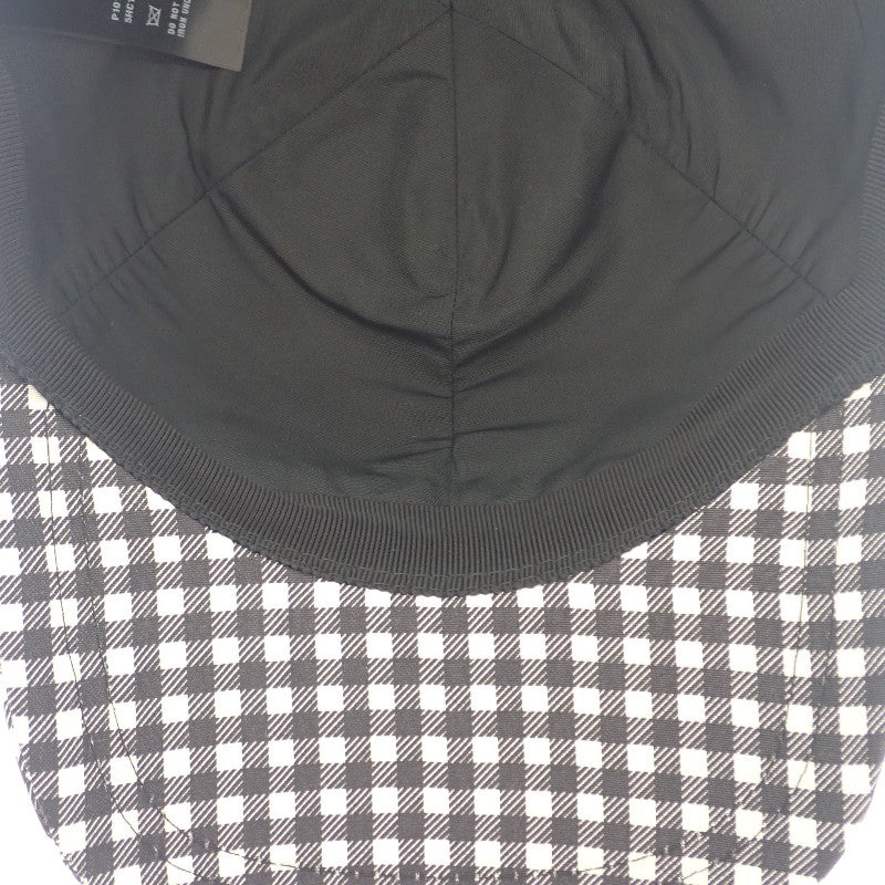 ミュウミュウ MIUMIU ベースボールキャップ 5HC179 2B4L F0967 キャップ シルク ブラック レディース【中古】【Aランク】