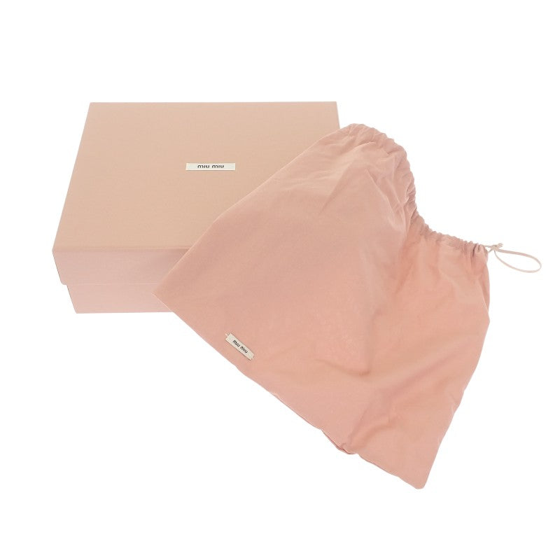 ミュウミュウ MIUMIU ベースボールキャップ 5HC179 2B4L F0967 キャップ シルク ブラック レディース【中古】【Aランク】