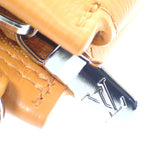 ルイヴィトン LOUIS VUITTON LV ミニショッパー キーホルダー M02699 バッグチャーム レザー オレンジ ネイビー レディース メンズ【中古】【ABランク】