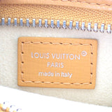 ルイヴィトン LOUIS VUITTON LV ミニショッパー キーホルダー M02699 バッグチャーム レザー オレンジ ネイビー レディース メンズ【中古】【ABランク】