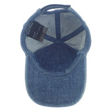 ミュウミュウ MIUMIU デニムベースボールキャップ 5HC179_2CL4 キャップ コットン ネイビー レディース ユニセックス【中古】【ABランク】