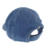 ミュウミュウ MIUMIU デニムベースボールキャップ 5HC179_2CL4 キャップ コットン ネイビー レディース ユニセックス【中古】【ABランク】