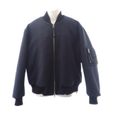 ロエベ LOEWE ボンバー ジャケット 46 H526330X87 ブルゾン ウール ネイビー メンズ【中古】【Aランク】
