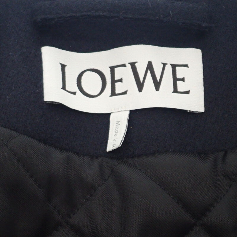 ロエベ LOEWE ボンバー ジャケット 46 H526330X87 ブルゾン ウール ネイビー メンズ【中古】【Aランク】