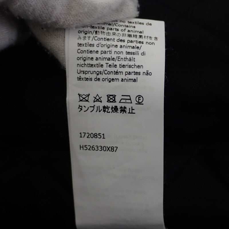 ロエベ LOEWE ボンバー ジャケット 46 H526330X87 ブルゾン ウール ネイビー メンズ【中古】【Aランク】