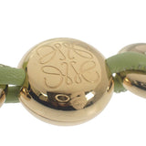 ロエベ LOEWE フラメンコパース メローナパラム A411FCRX75 ショルダーバッグ ３WAYバッグ ラムスキン グリーン ゴールド金具 レディース【中古】【Aランク】