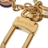 ルイヴィトン LOUIS VUITTON ブルーミング フラワーBB M63085 バッグチャーム メタル レザー ゴールド ピンク レディース【中古】【Aランク】