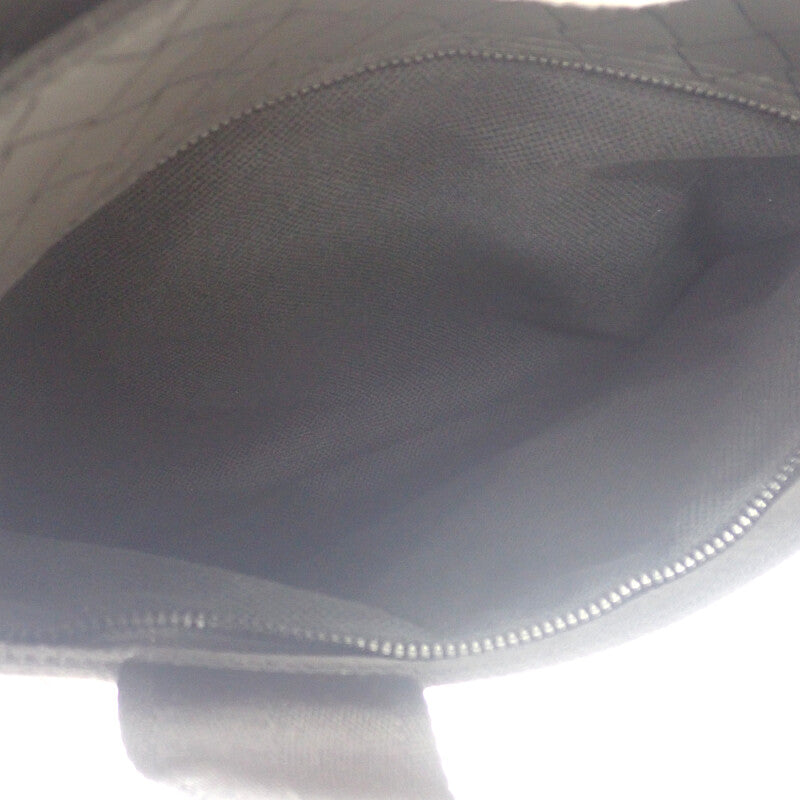 ボッテガヴェネタ BOTTEGA VENETA スコルピート 651681 トートバッグ ラバー ナイロン イントレチャート ブラック シルバー金具 メンズ レディース【中古】【ABランク】