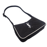 サンローラン SAINT LAURENT LE 5A7 クロスボディ 733294 FABI1 ショルダーバッグ ナイロン ブラック レディース メンズ ユニセックス【中古】【Aランク】