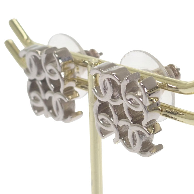 シャネル CHANEL CCロゴ ピアス メタル シルバー レディース【中古】【Aランク】