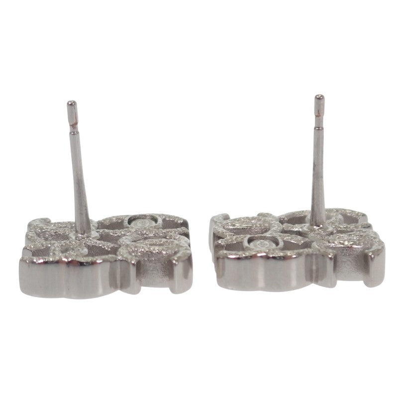 シャネル CHANEL CCロゴ ピアス メタル シルバー レディース【中古】【Aランク】