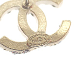 シャネル CHANEL ココマーク F19A刻印 ピアス メタル ストラス ゴールド レディース【中古】【ABランク】