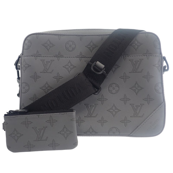 正規品美品Louis Vuitton ハンドバッグ グレー ブラック LOUIS VUITTON ルイヴィトン M46453 サックプラ ミニ ハンドバッグ