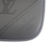 ルイヴィトン LOUIS VUITTON デュオ メッセンジャー M46104 ショルダーバッグ カーフ モノグラム・シャドウ グレー メンズ【中古】【Aランク】