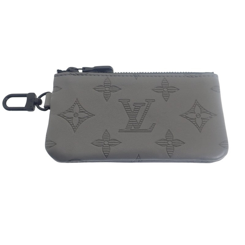 ルイヴィトン LOUIS VUITTON デュオ メッセンジャー M46104 ショルダーバッグ カーフ モノグラム・シャドウ グレー メンズ【中古】【Aランク】