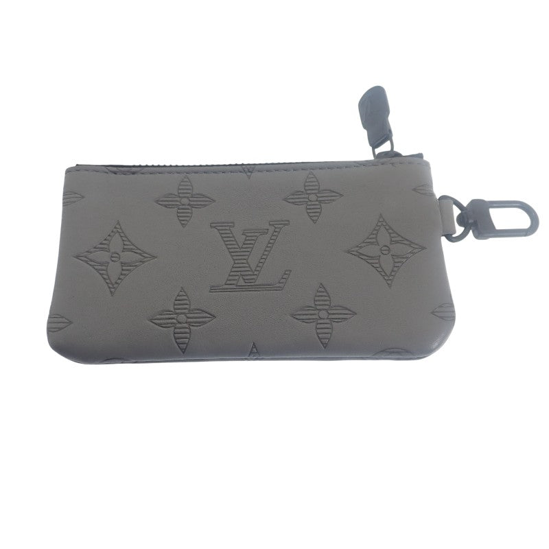 ルイヴィトン LOUIS VUITTON デュオ メッセンジャー M46104 ショルダーバッグ カーフ モノグラム・シャドウ グレー メンズ【中古】【Aランク】