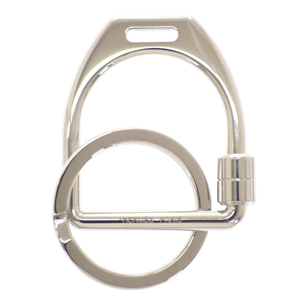エルメス HERMES エトリエ H077215FJ00 キーホルダー メタル シルバー メンズ レディース【中古】【Aランク】