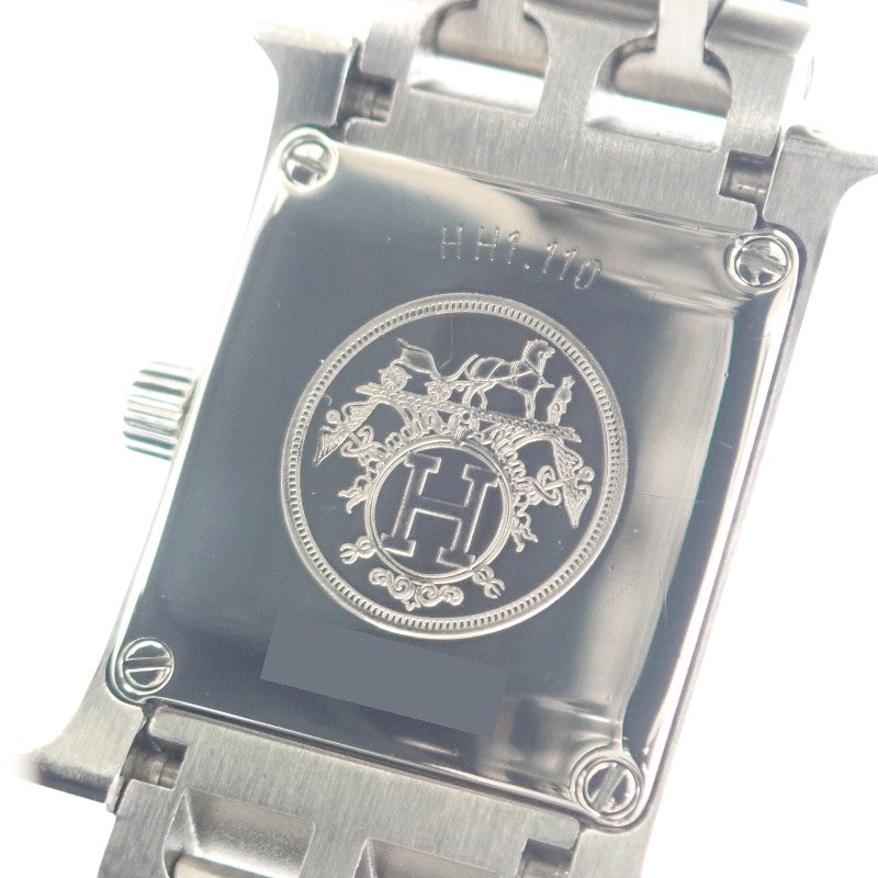 エルメス HERMES Hウォッチ ミニ ギョーシェ HH1.110 腕時計