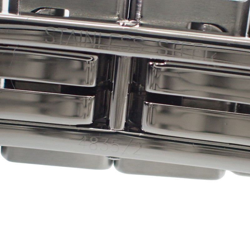 エルメス HERMES Hウォッチ ミニ ギョーシェ HH1.110 腕時計 ステンレススチール クオーツ シルバー文字盤 レディース【中古】【ABランク】