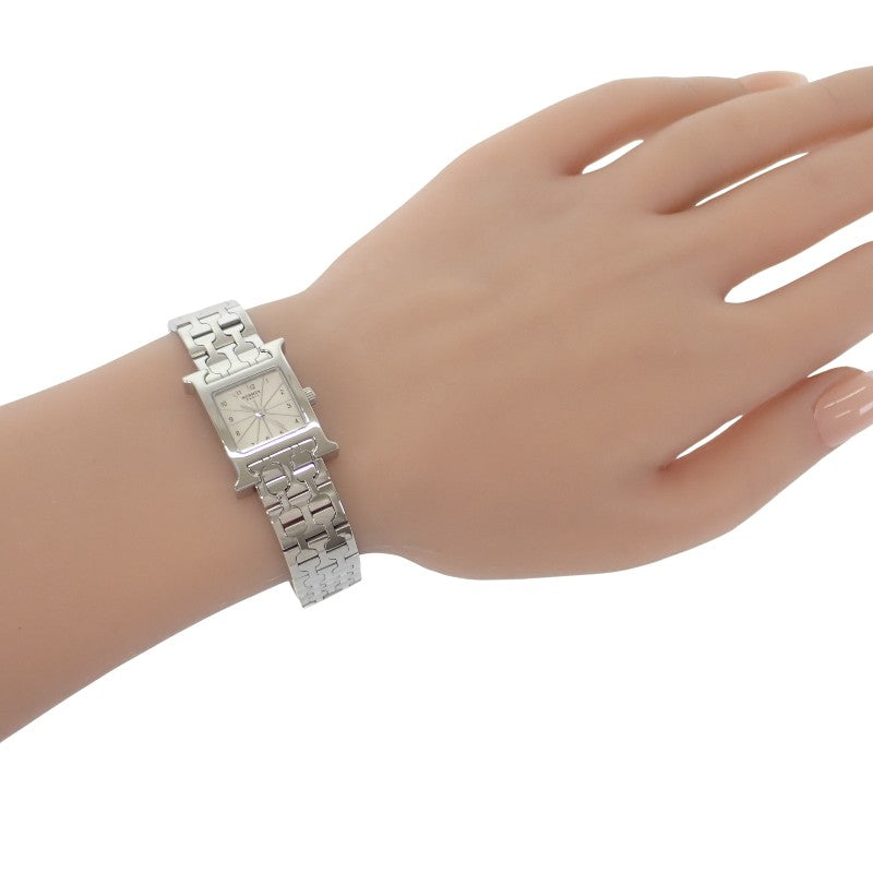 エルメス HERMES Hウォッチ ミニ ギョーシェ HH1.110 腕時計