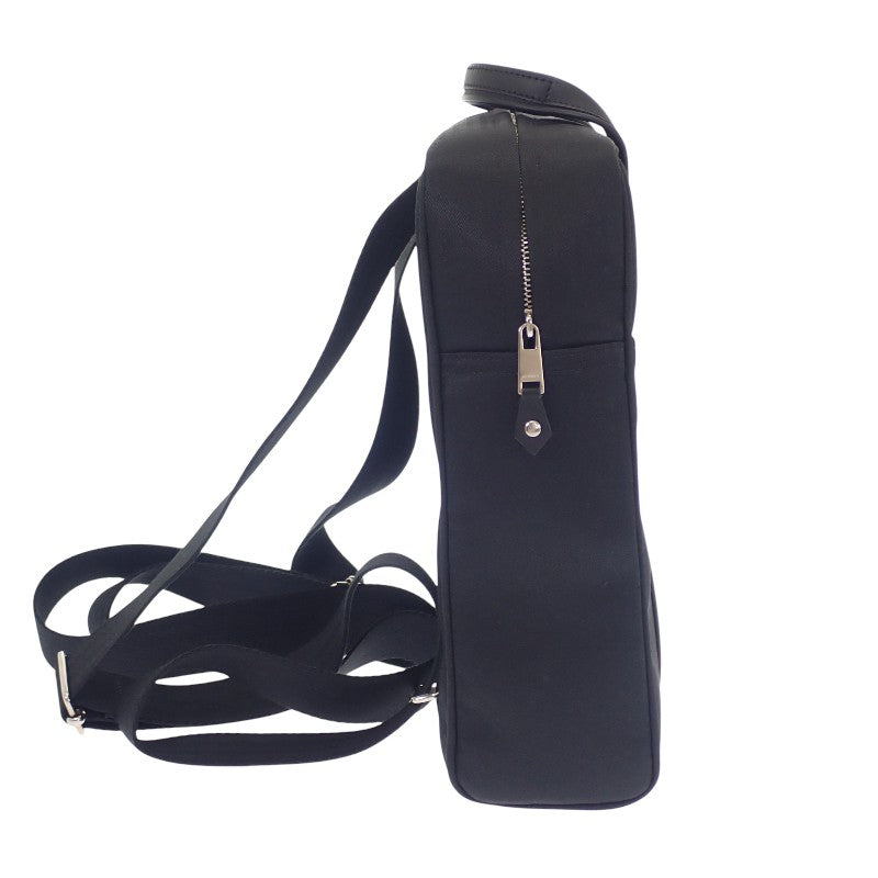 エルメス HERMES アカプルコ サック アド バックパック リュック・デイパック レザー トワルシェブロン ブラック メンズ【中古】【ABランク】