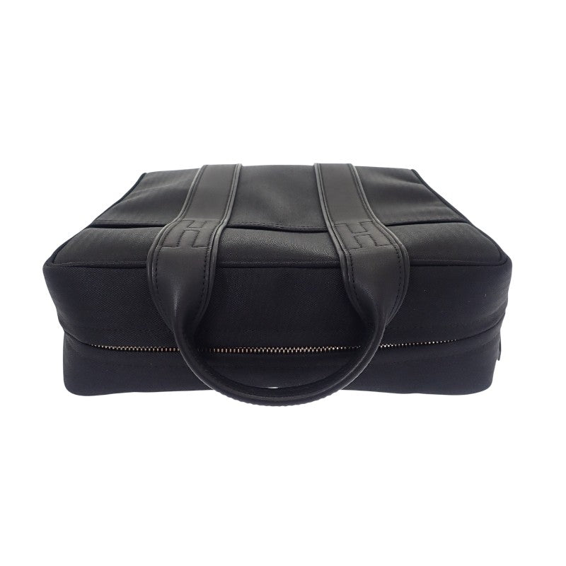 エルメス HERMES アカプルコ サック アド バックパック リュック・デイパック レザー トワルシェブロン ブラック メンズ【中古】【ABランク】