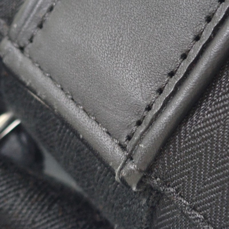 エルメス HERMES アカプルコ サック アド バックパック リュック・デイパック レザー トワルシェブロン ブラック メンズ【中古】【ABランク】